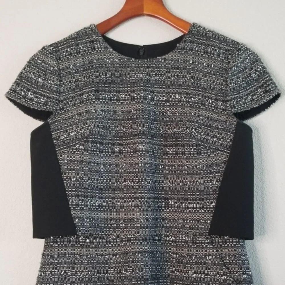 {Tory Burch} Deandra Boucle Knit Tweed Dress